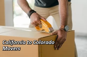 California to Colorado Movers