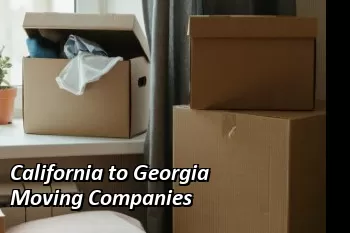 California to Georgia Moving Companies