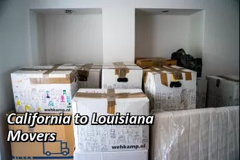 California to Louisiana Movers