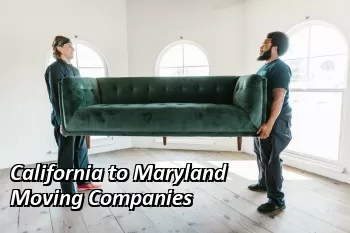 California to Maryland Moving Companies