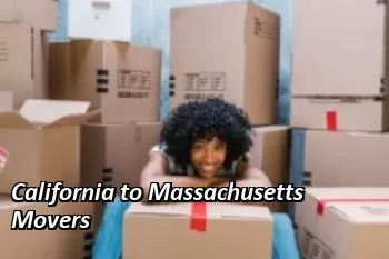 California to Massachusetts Movers