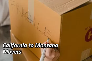 California to Montana Movers