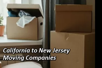 California to New Jersey Moving Companies