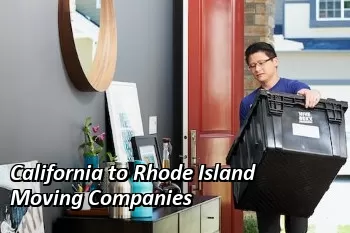 California to Rhode Island Moving Companies