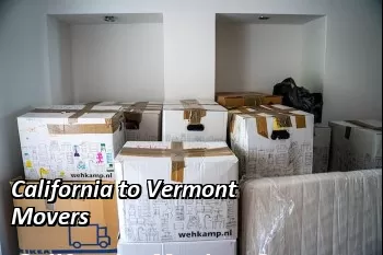 California to Vermont Movers