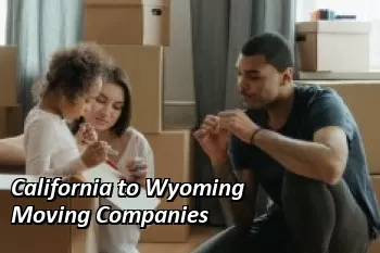 California to Wyoming Moving Companies
