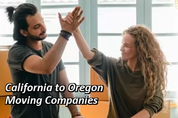 California to Oregon Moving Companies in Texas